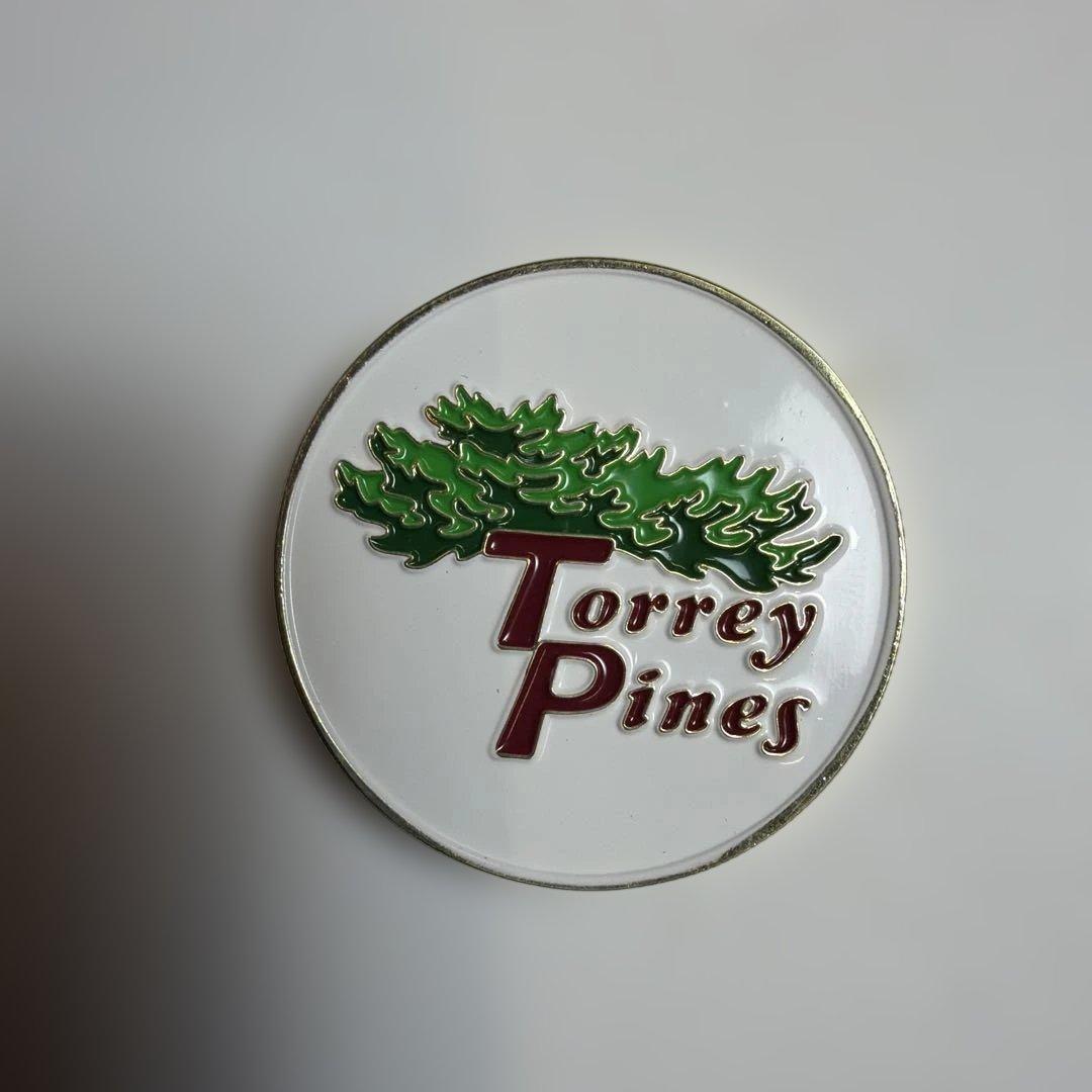 Torrey Pines ゴルフマーカー メタル製