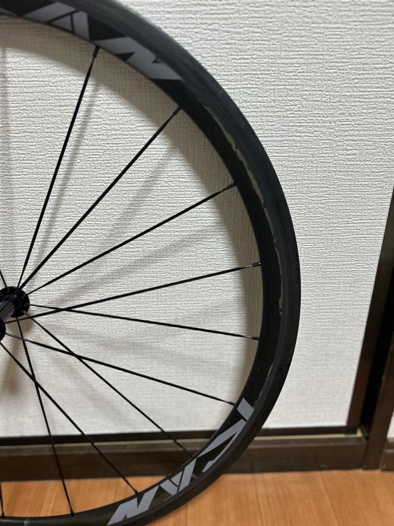 ICAN 「38Cカーボンホイール」　中古　クリアハゲあり