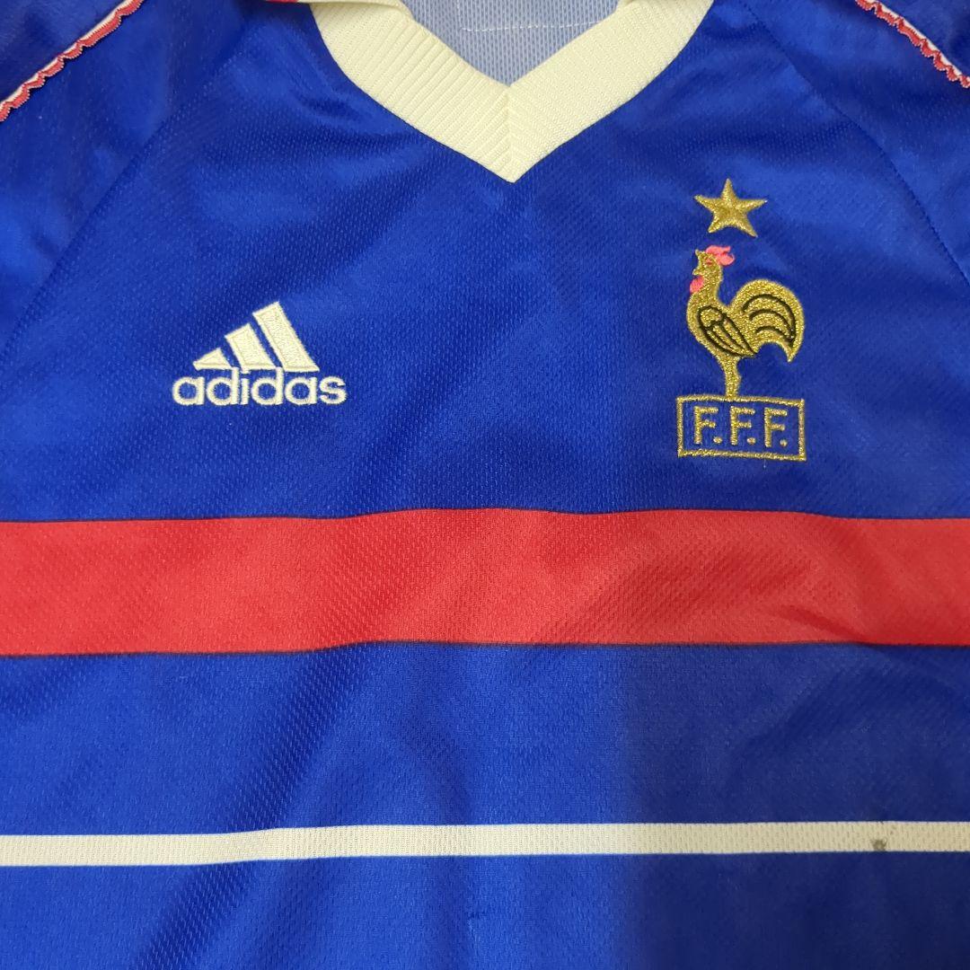 レア アディダス 98-99年 W杯 フランス代表 ユニフォーム 襟付き