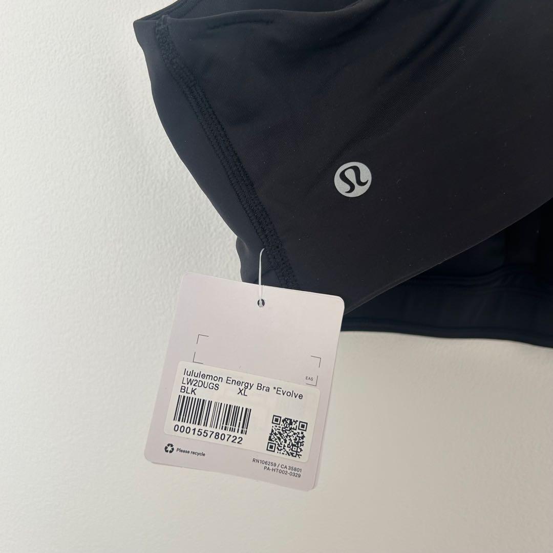 Lululemon Energy Bra \"Evolve\" ブラック　新品未使用