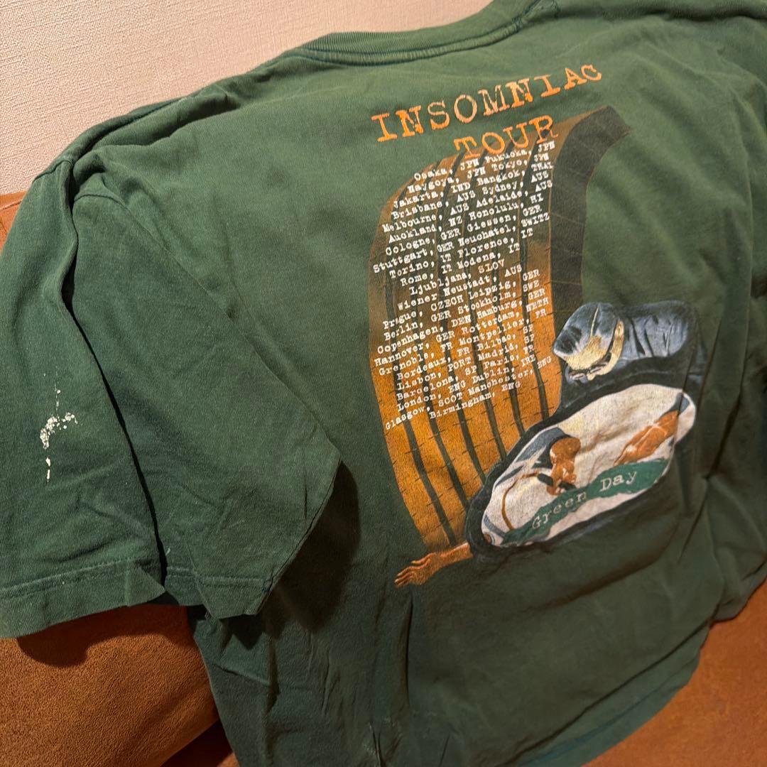 当時物　Green Day Insomniac Tシャツ