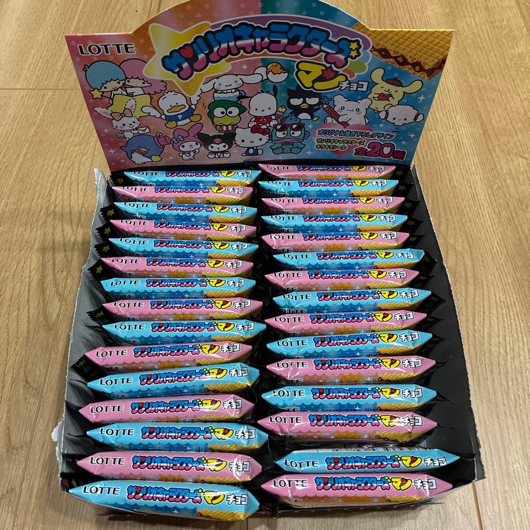 サンリオキャラクターズマンチョコ 箱未開封30個入り