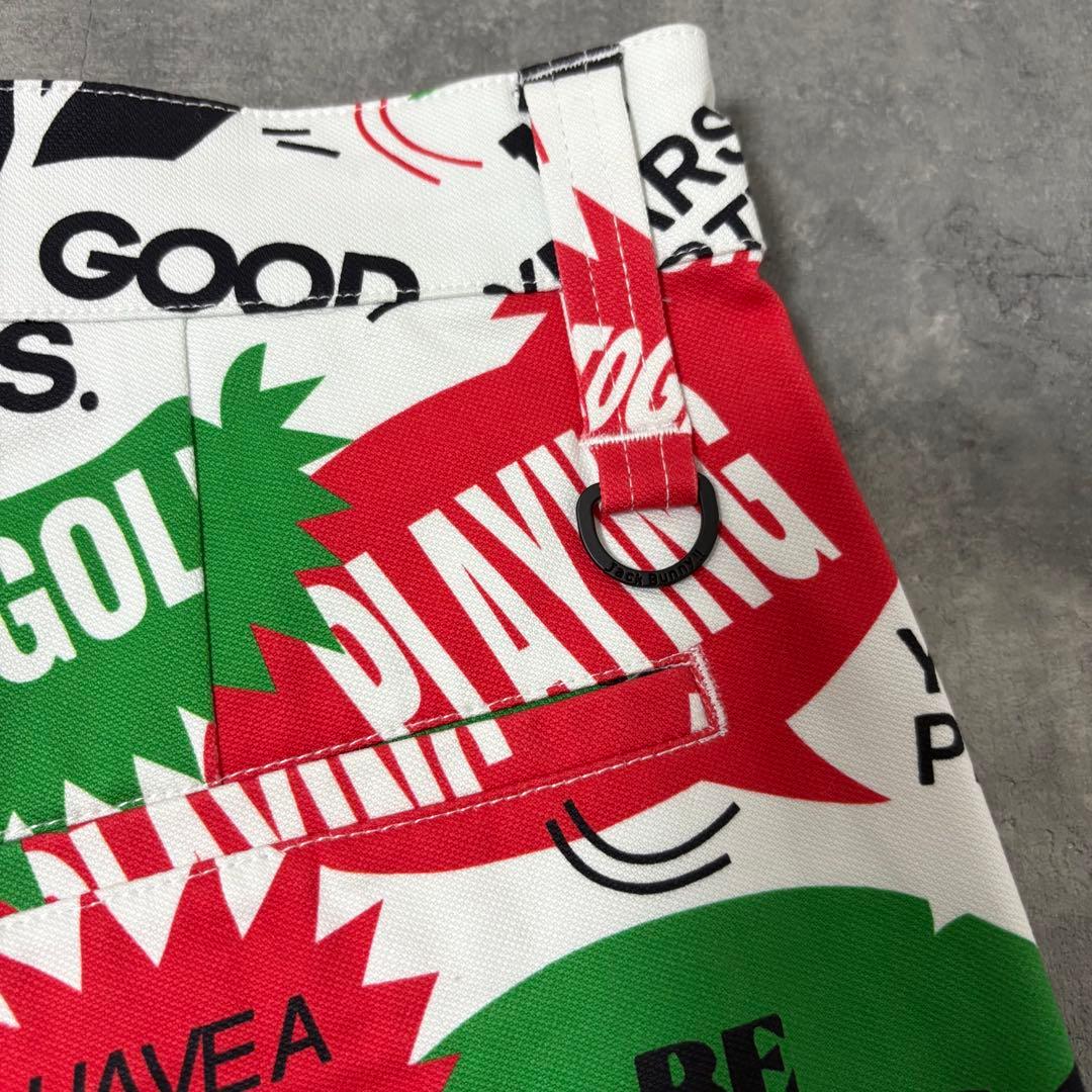 【新品】ジャックバニー　ストレッチパンツ　Mサイズ　吹き出しロゴ