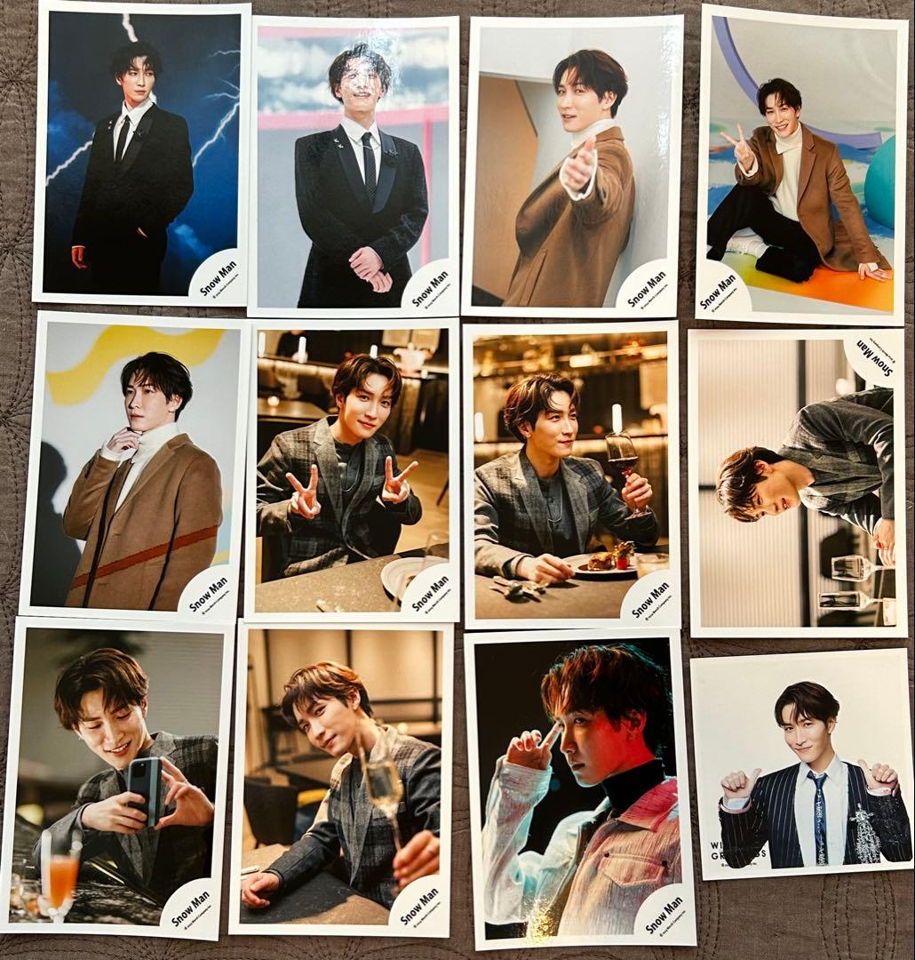 Man渡辺翔太 ＋ 渡辺翔太とメンバー ＋ 全員 公式写真75枚セット