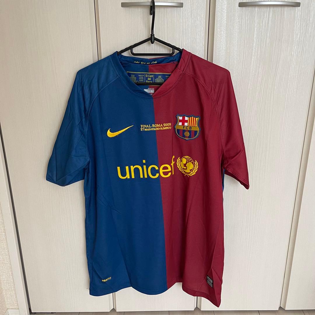 バルセロナ2008/09メッシサッカーユニフォームNIKE CL決勝