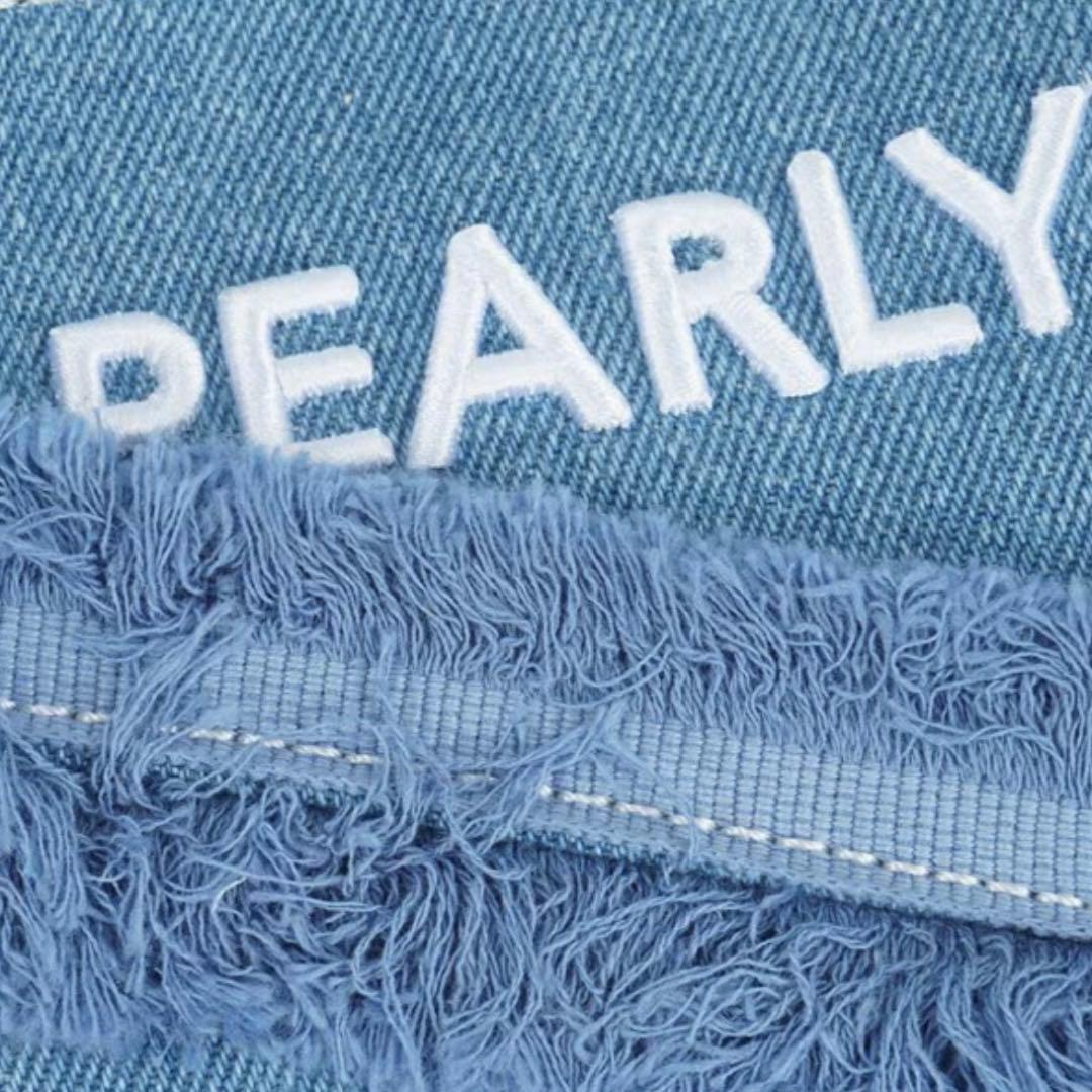 新品 PEARLY GATES ライトカラー デニム マルチポーチ