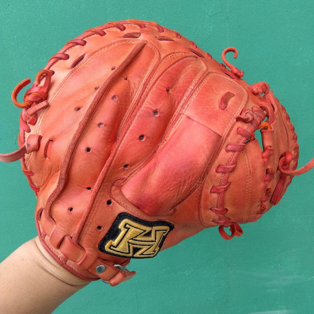 【良型】野球 グローブ 軟式 キャッチャーミット ハイゴールド