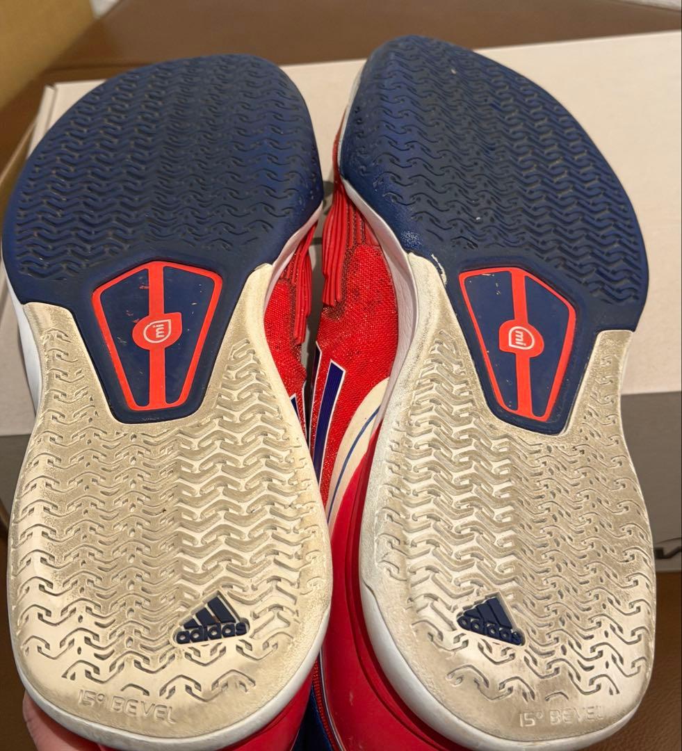 美品adidas adizero featherII アディダス テニスシューズ