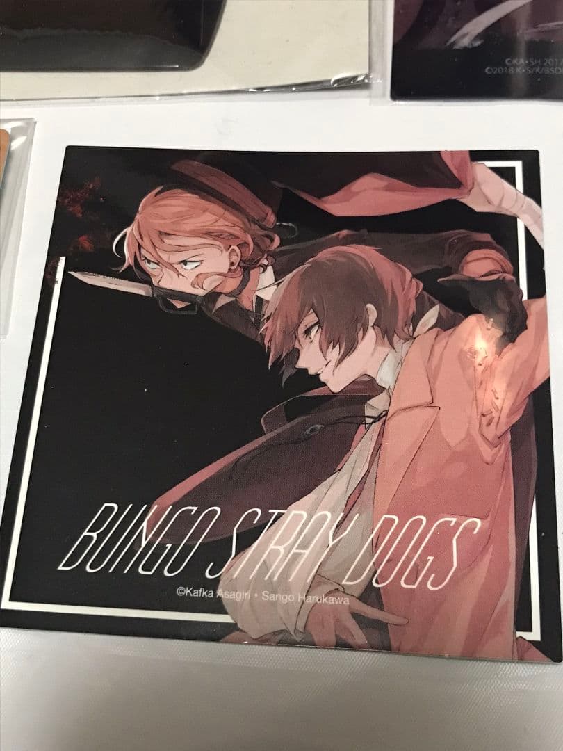 文豪ストレイドッグス 販促 ポスター 栞 カード シール 原作絵