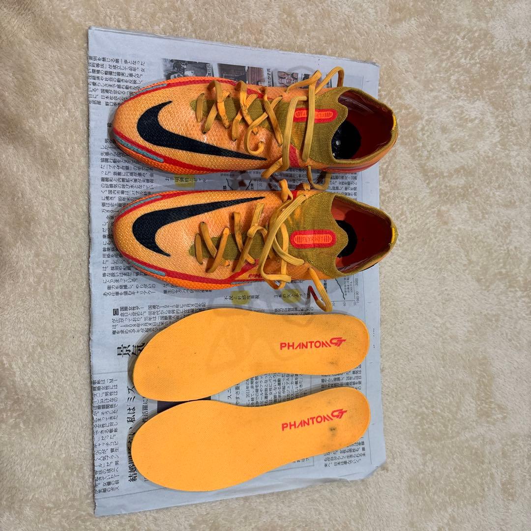 NIKE ファントム GT2 エリート FG オレンジ×ブラック　23cm