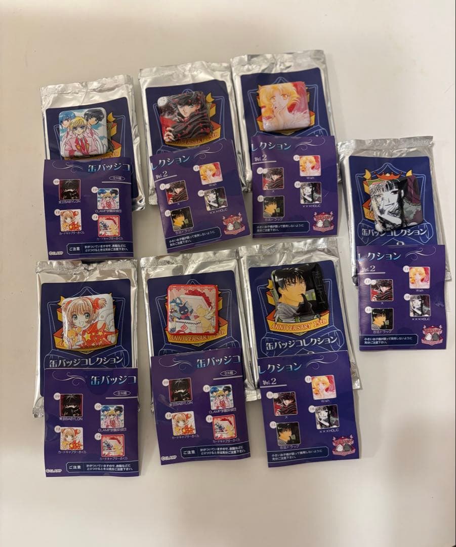 CLAMP ANNIVERSARY 15th 缶バッジコレクション