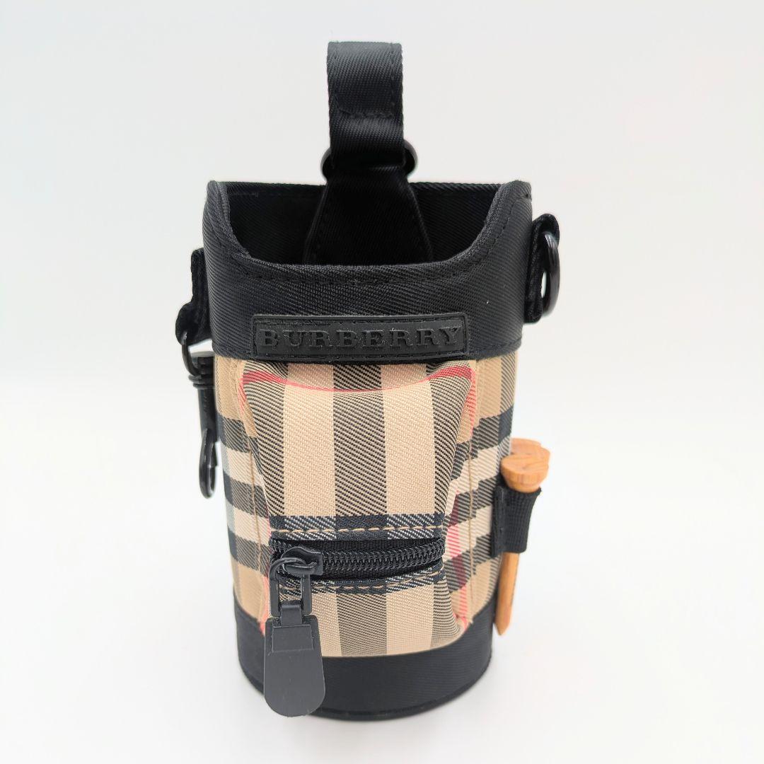 未使用品☆BURBERRY GOLF　ノバチェック　ゴルフボールケース　ティー付