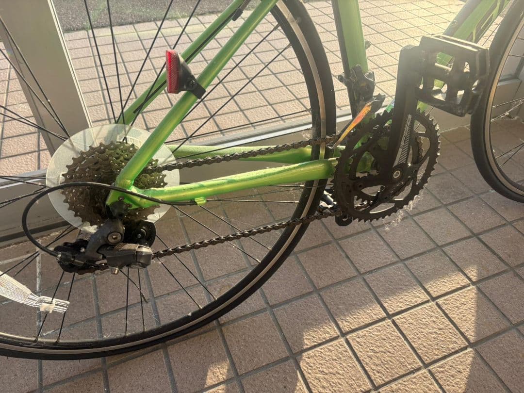 美品 MERIDA RIDE 80 アルミロードバイク グリーン Shimano