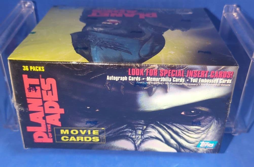 絶版　超希少　topps PLANET APES 猿の惑星　シュリンク付