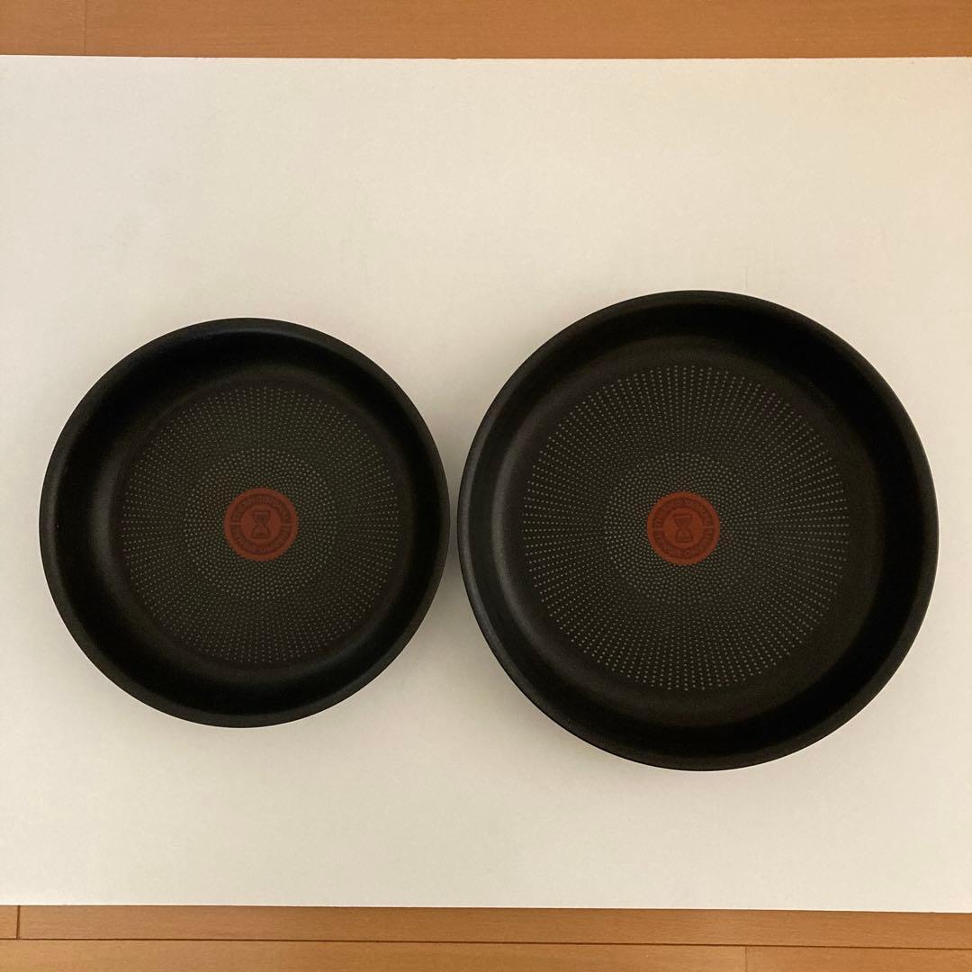 ティファール　チャコールグレー　フライパン　22cm 26cm