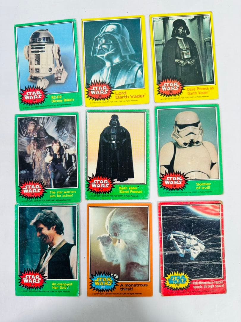 【激レア・26枚1970年代　スターウォーズ　 カード　 当時物　 Topps製