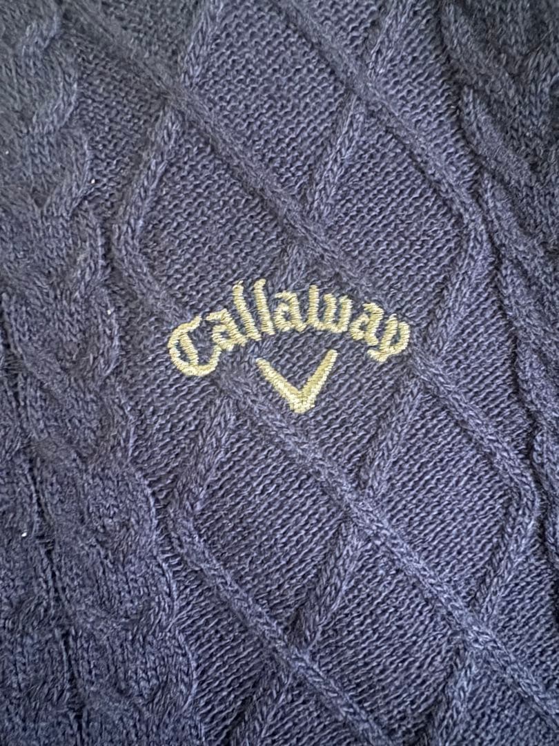 Callaway ネイビー　ゴルフウェア　ブルゾン　アウター