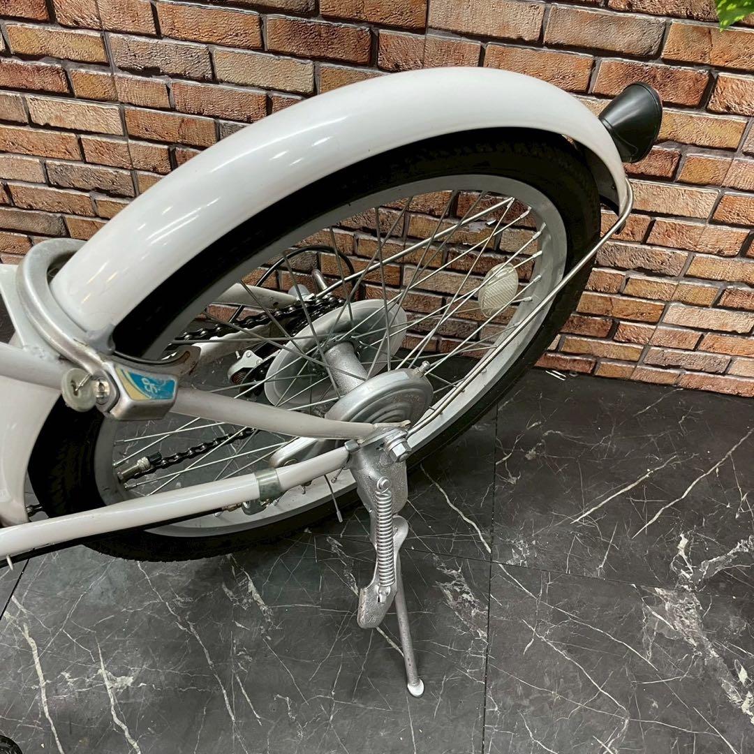 【131】折りたたみ自転車 折車 IGNIO ホワイト 20インチ 変速付き