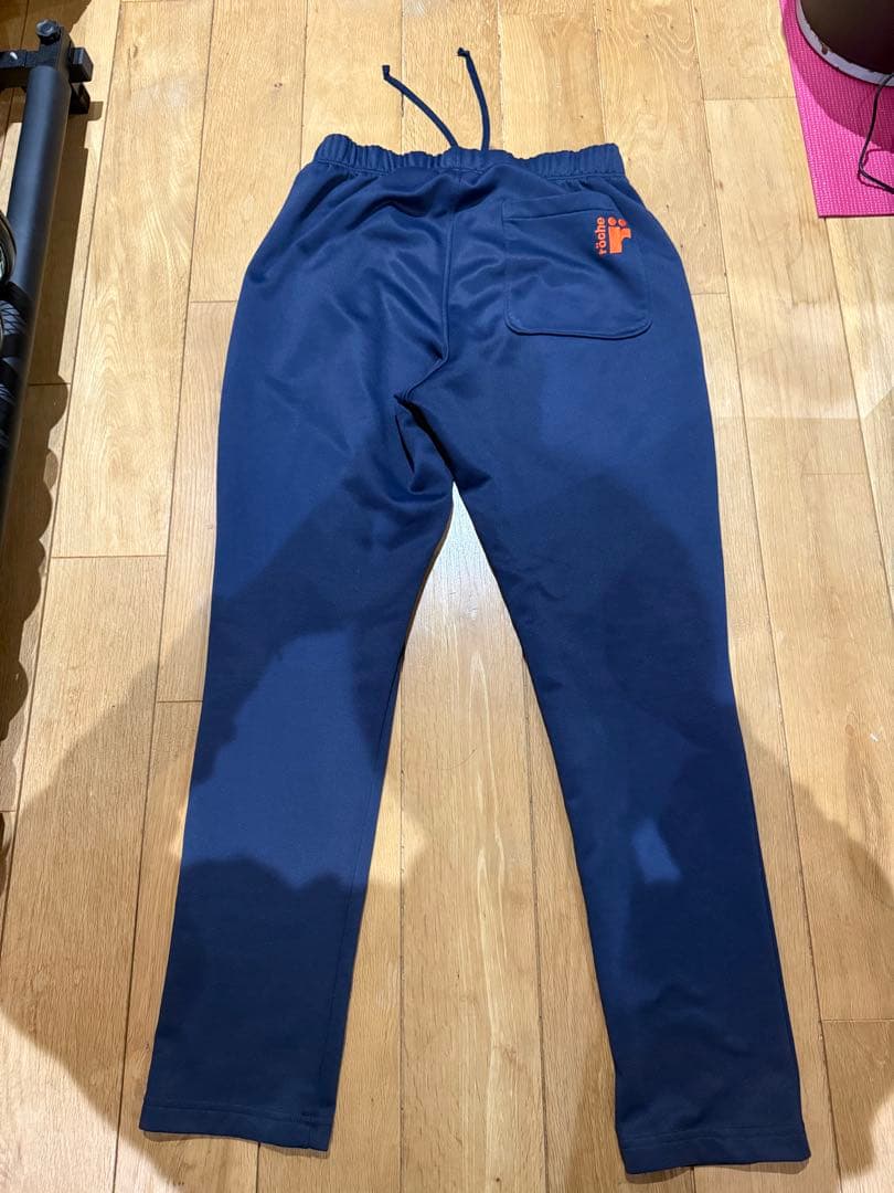 ゆき　roche メンズジャージ上下セット ネイビー Lサイズ 中古品