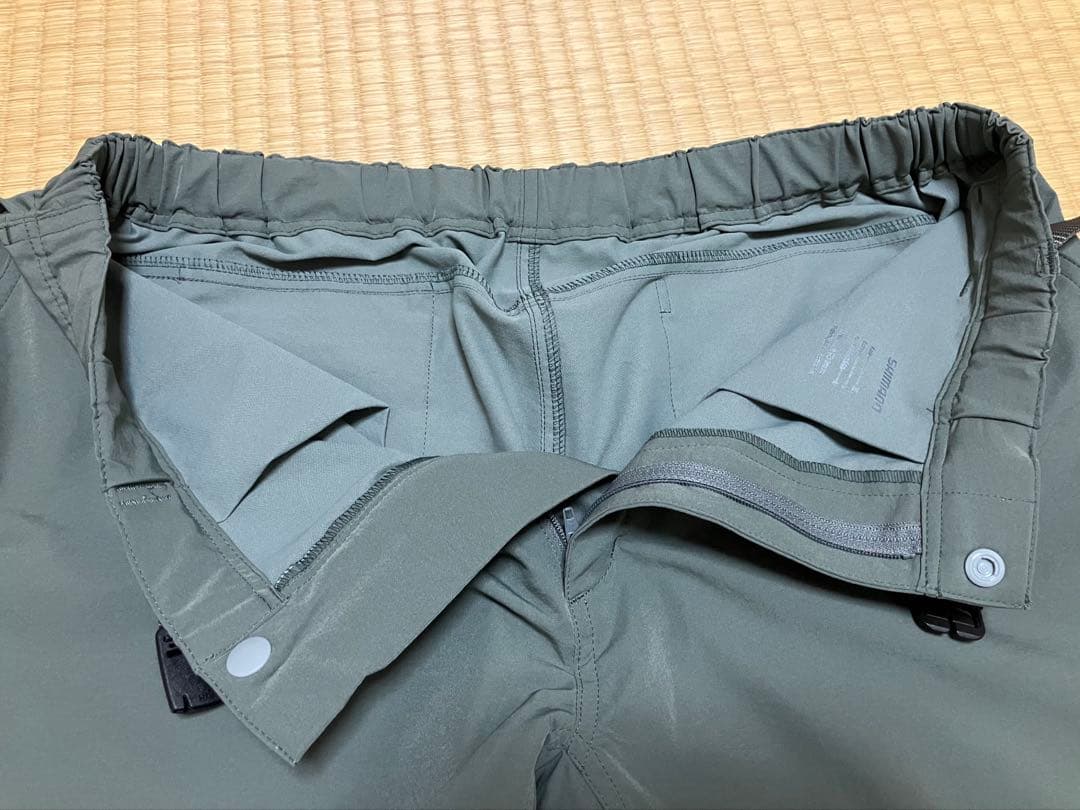 シマノ ドライバーサタイル パンツ WP-001W セージグリーン XL