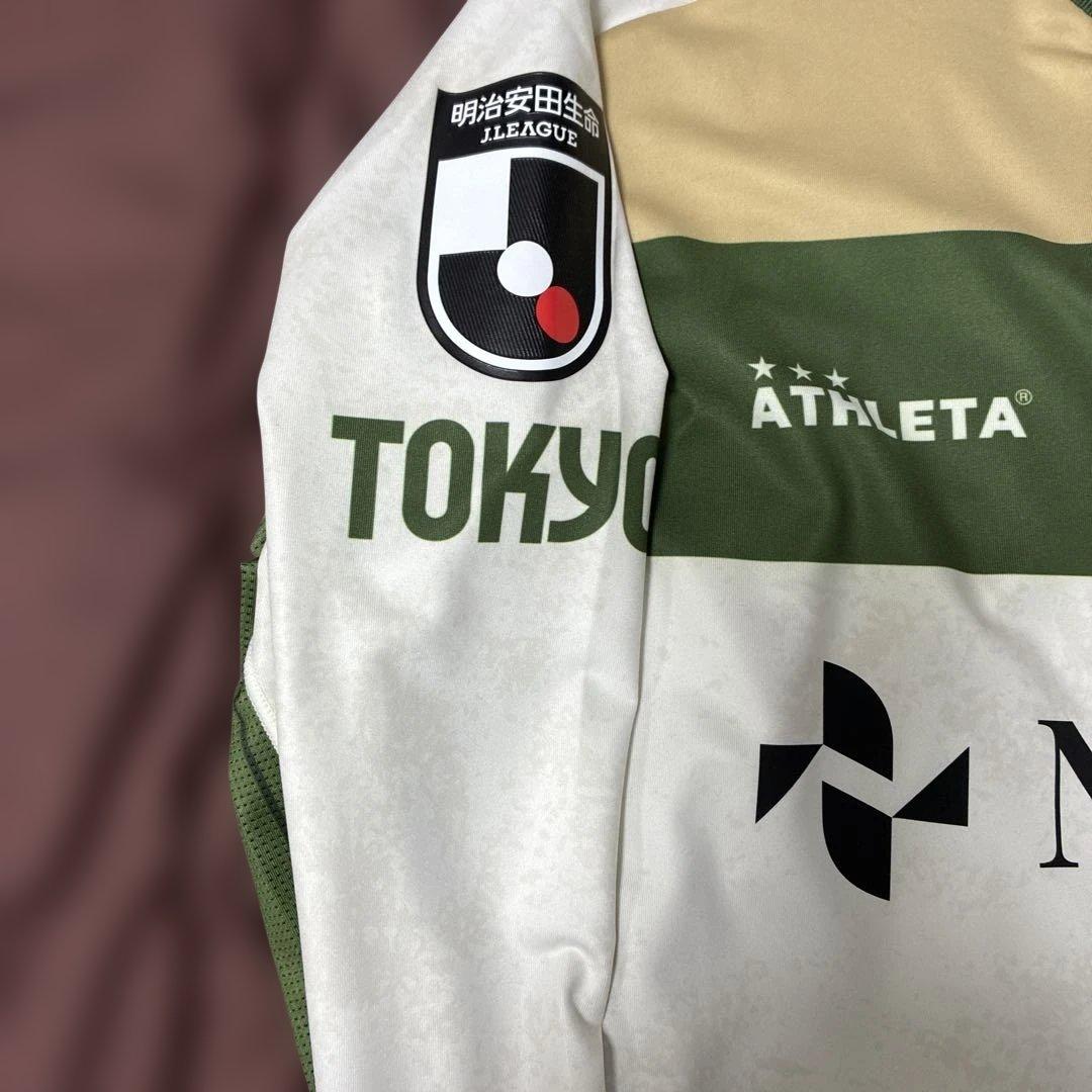 東京ヴェルディ 選手実使用　2022アウェイ長袖　#24 奈良輪選手　サイズＬ