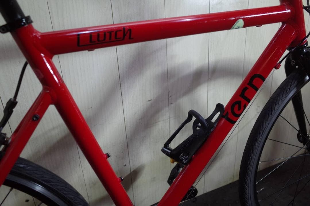 TERN CLUTCH 650C アルミ 8速 510mm クロスバイク RED