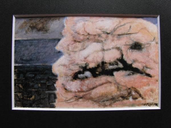 三岸　節子、桜がさいた、希少画集画、新品高級額・額装付、状態良好