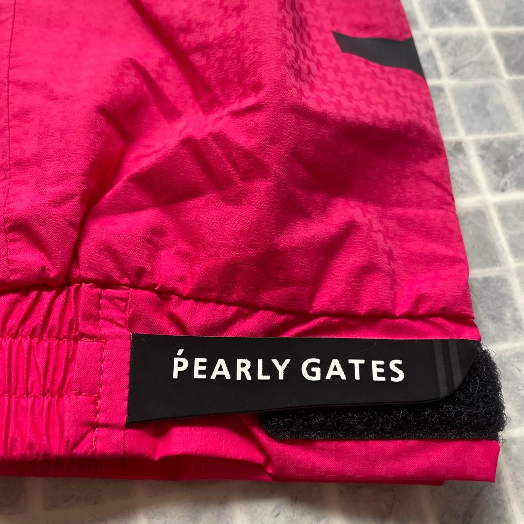 PEARLY GATES パーリーゲイツ　レインコート　ワンピース　ピンク1