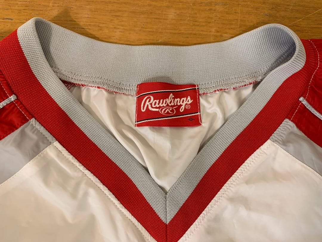 N0303-09★野球 Rawlings 長袖ナイロン 上着 / 練習着パンツ