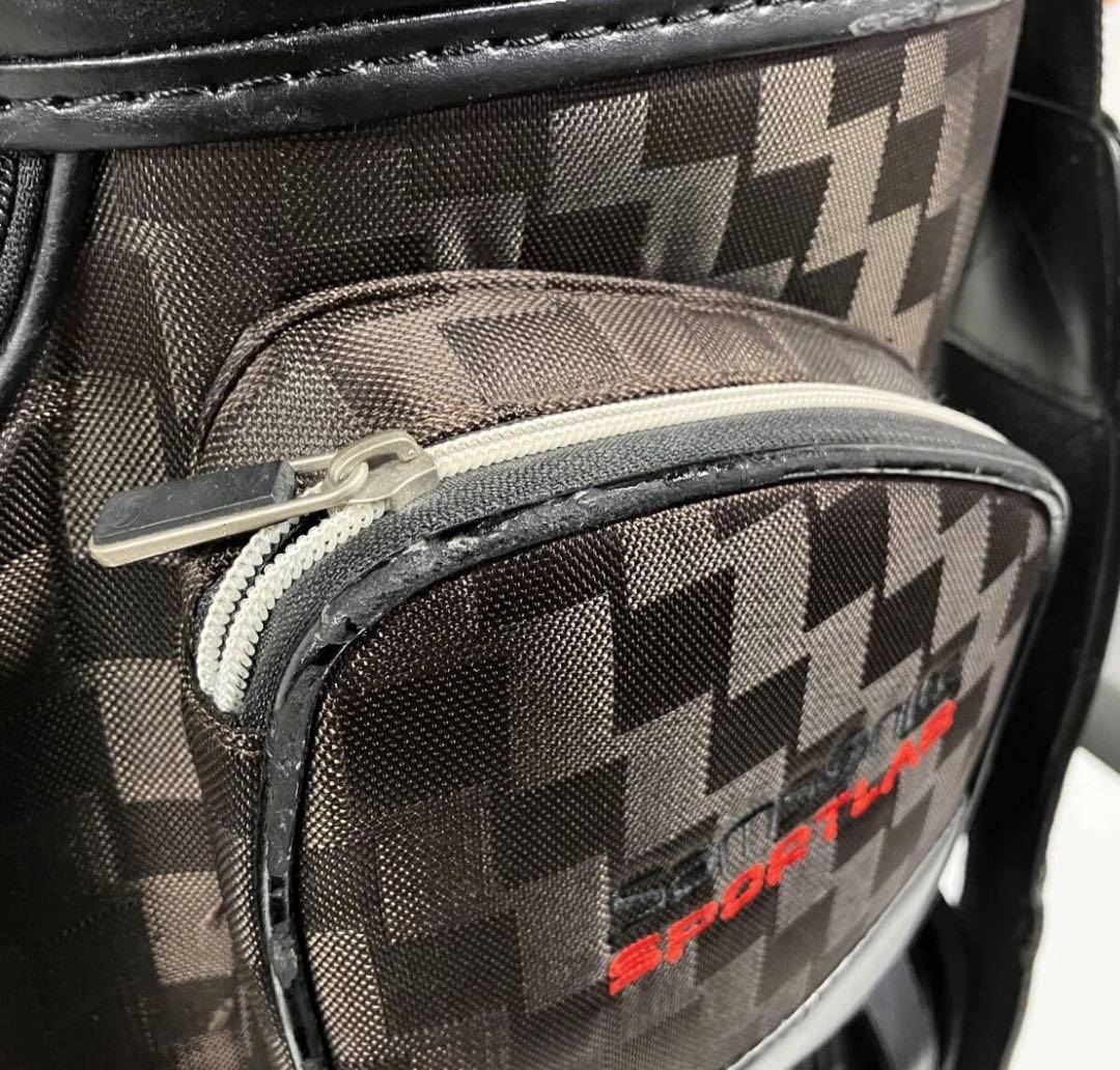 稀少Samsonite SPORTLAB キャディバッグ 6分割 サムソナイト