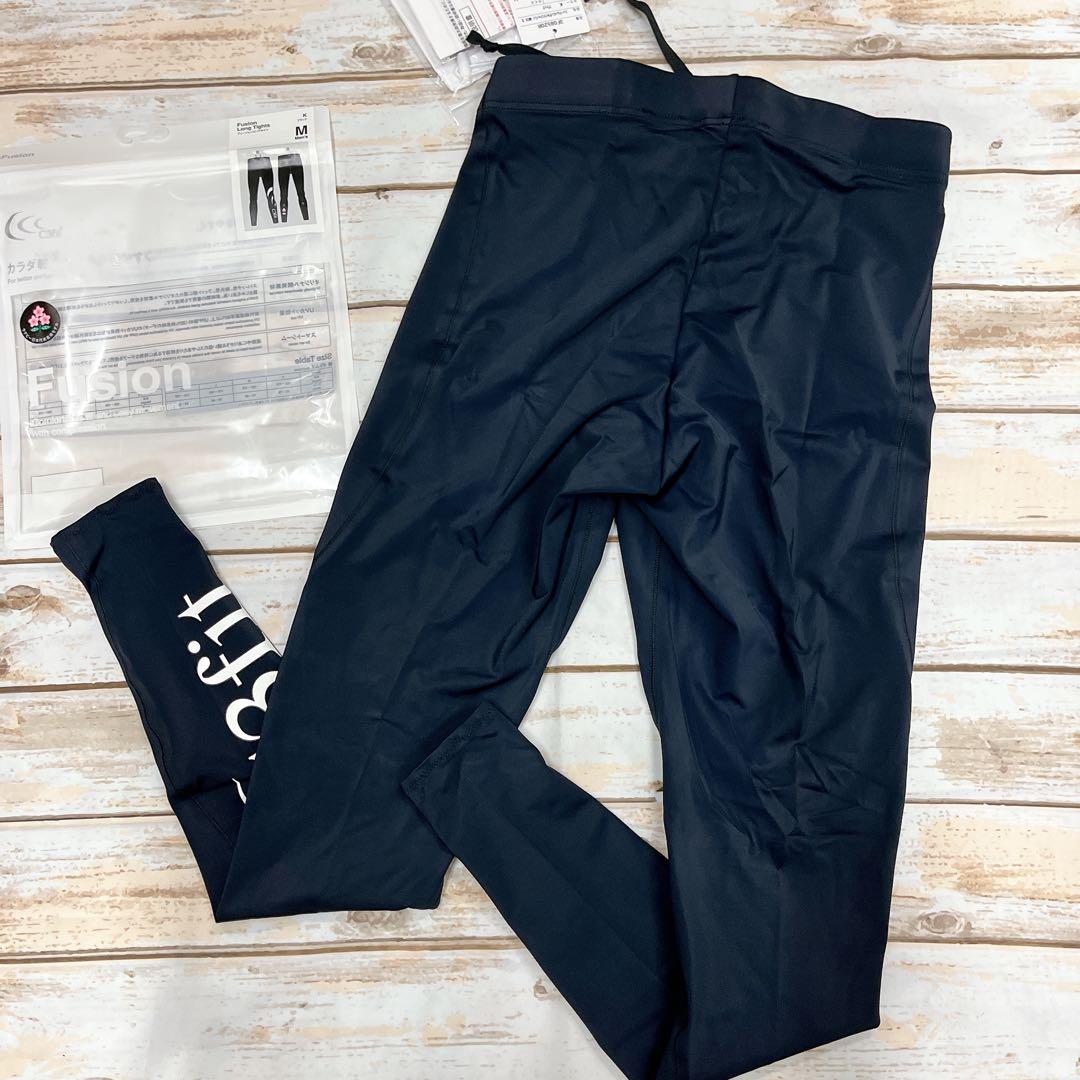 C3fit フュージョンロングタイツ　黒　M 新品
