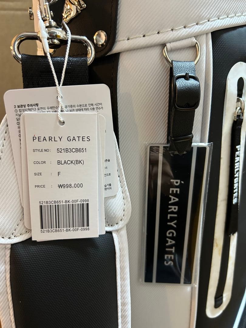 PEARLY GATES パーリーゲイツ　自立式キャディバック　新品タグ付