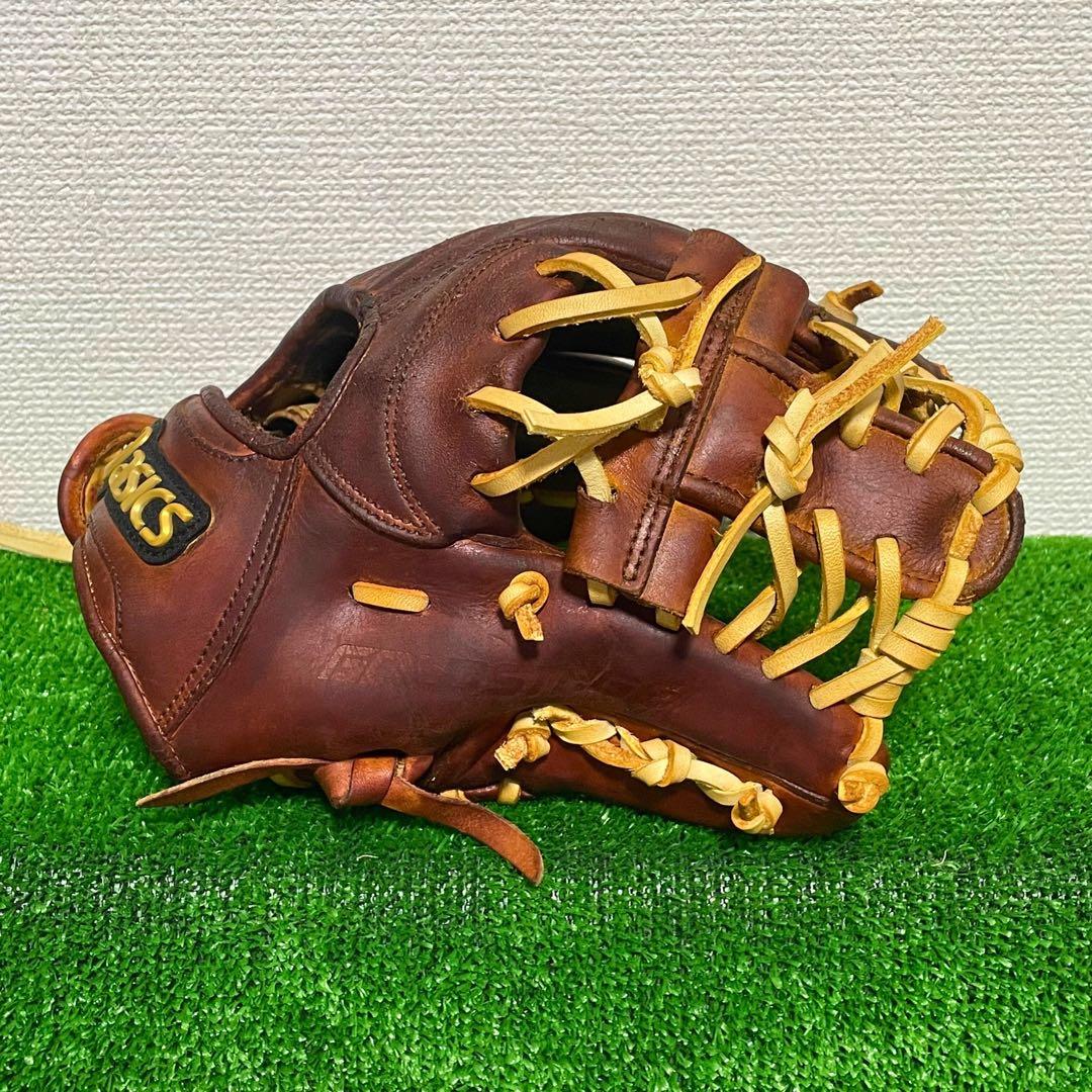 アシックス　ゴールドステージ　硬式　内野用　高校野球対応カラー