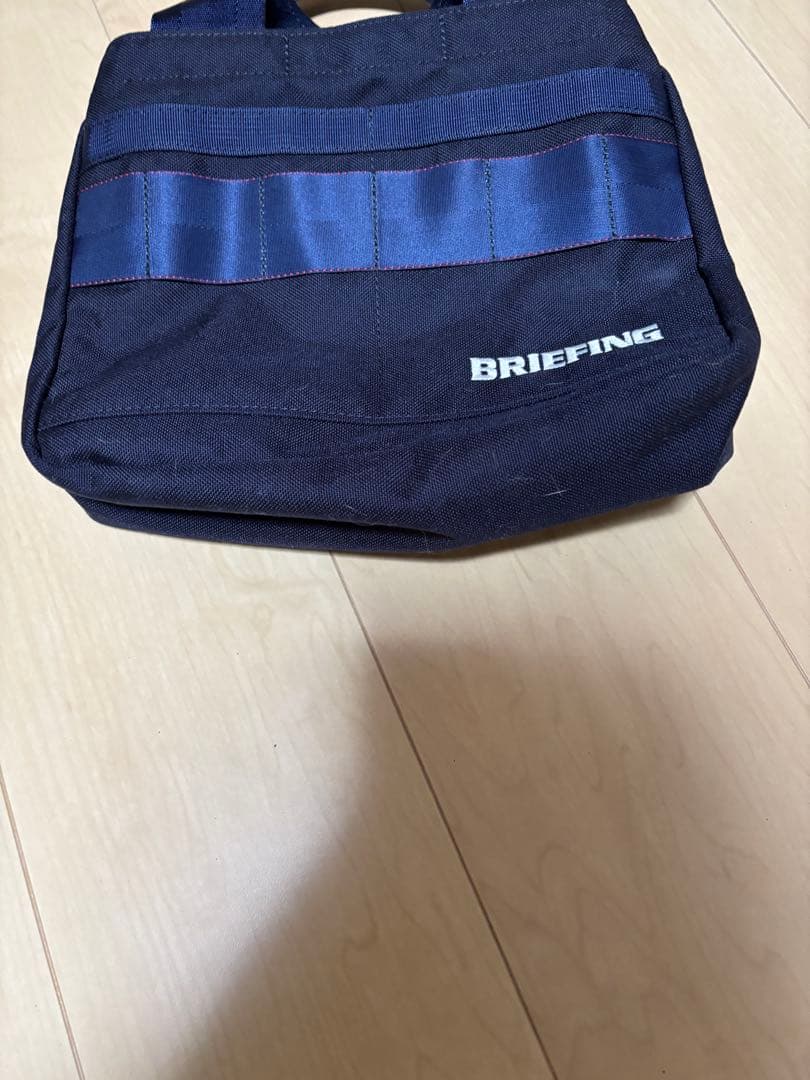 BRIEFING ネイビー ハンドバッグ
