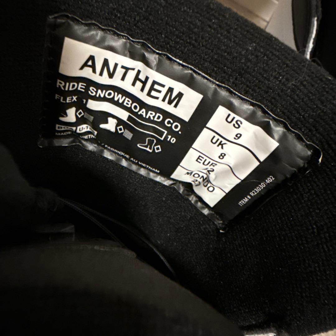 スノーボード　ブーツ　RIDE ANTHEM 27cm