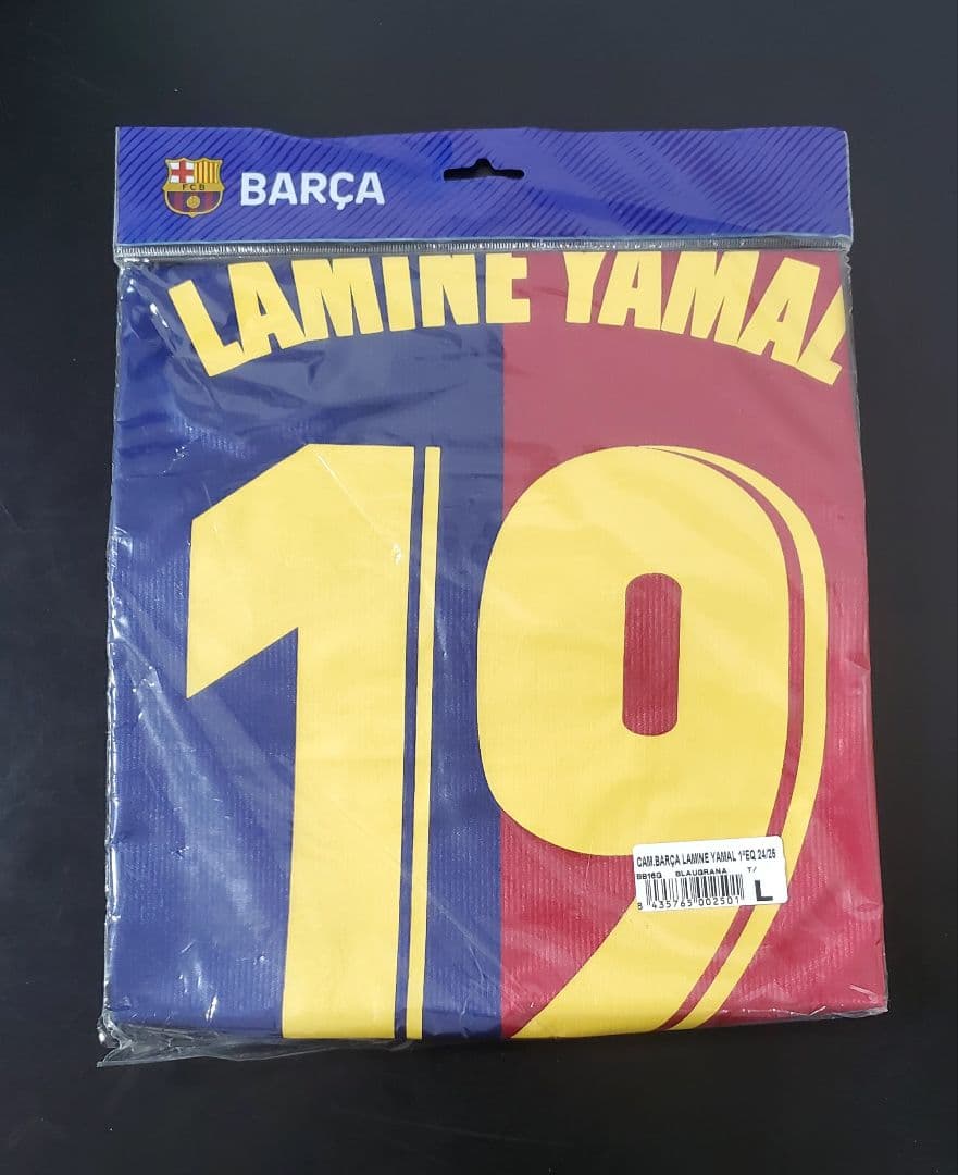 EURO2025・スペイン代表 ラミン・ヤマル・ユニフォーム 19番 Lサイズ