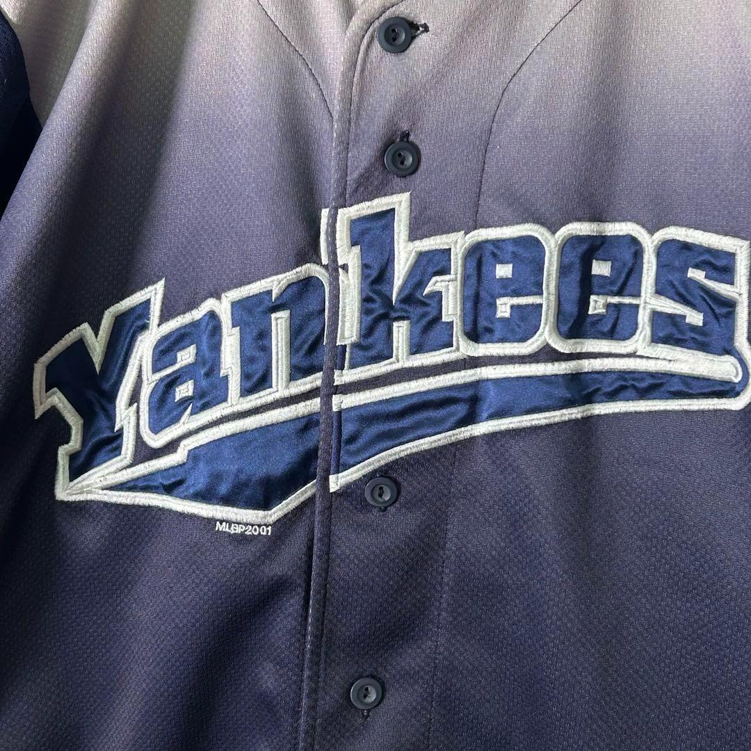 希少 Puma × MLB 公式 ヤンキース ベースボールシャツ ヴィンテージ