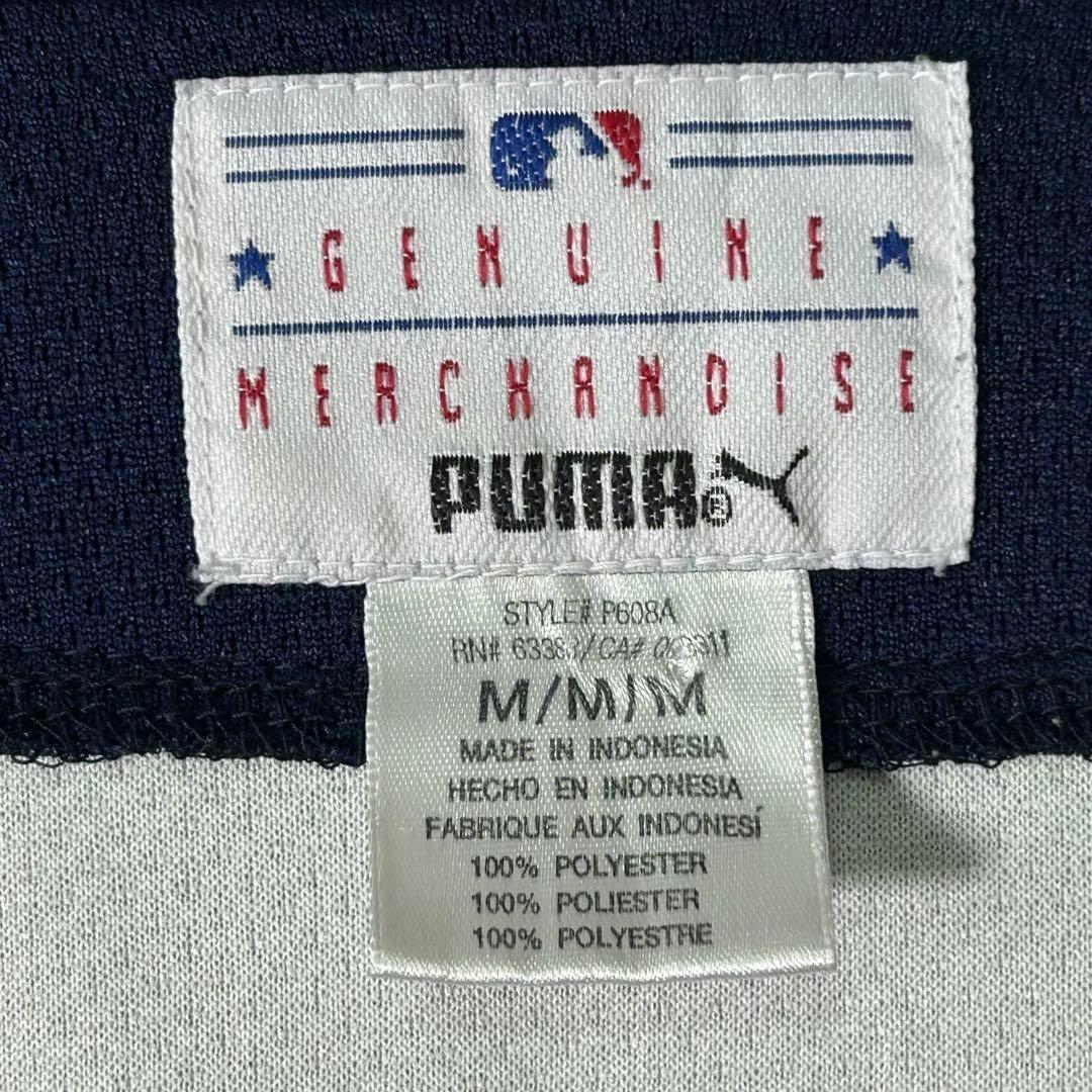 希少 Puma × MLB 公式 ヤンキース ベースボールシャツ ヴィンテージ