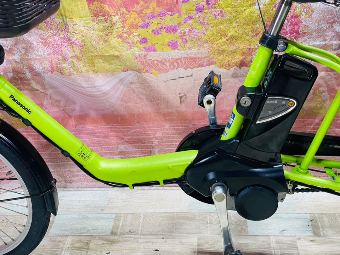 ZK3644 電動自転車 パナソニック ギュット 子供乗せ 20インチ 送料無料