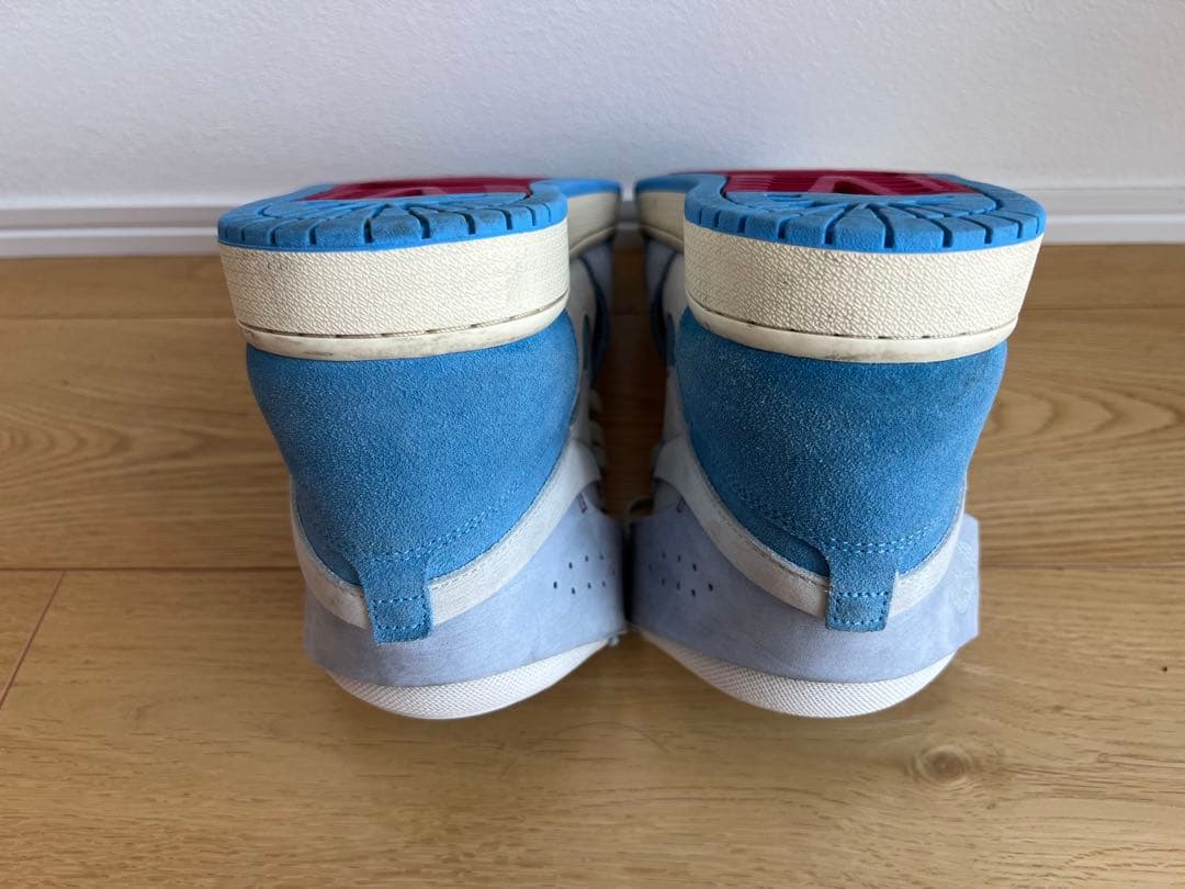 NIKE☆ Air Jordan ナイキハイカットスニーカー ブルー/ホワイト