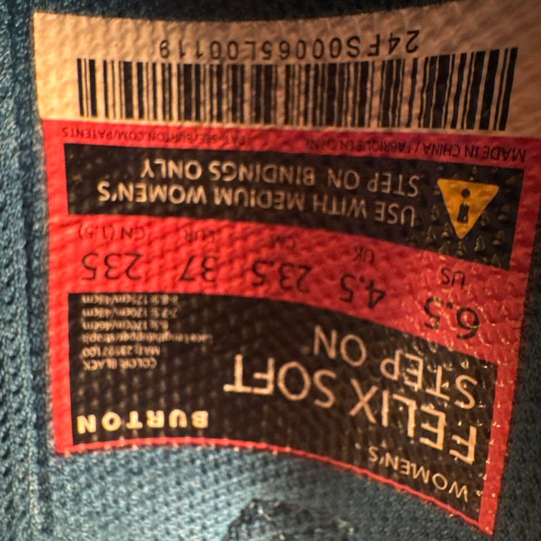 BURTON Felix Soft Step ON 23.5cmレディース