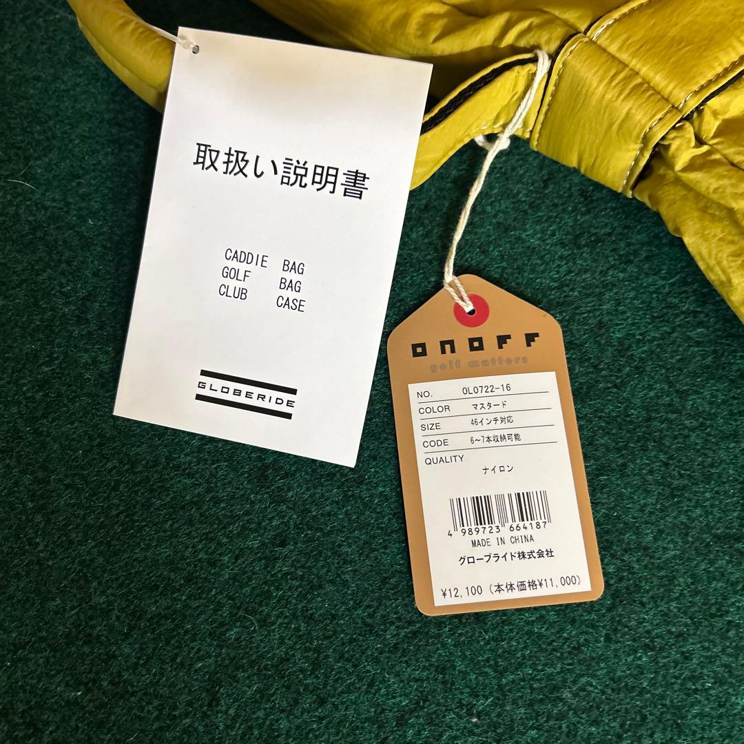 オノフ　バッグ　onoff ゴルフバッグ マスタード