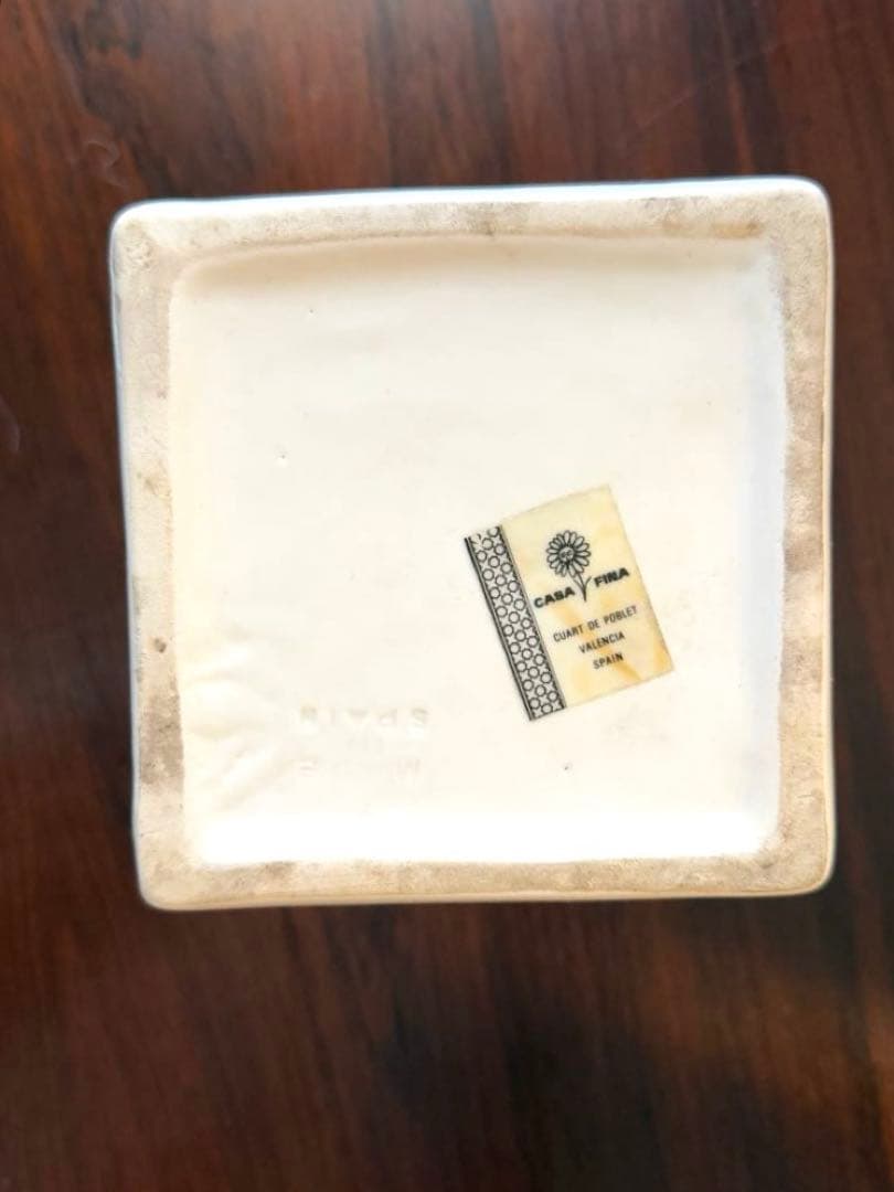 【1960Sヴィンテージ】英国購入・Casa Fina陶器フラワーベース、鉢にも