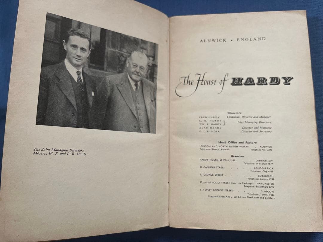 ルアー・フライ Hardy Anglers Guide 63rd EDITION 1957-58