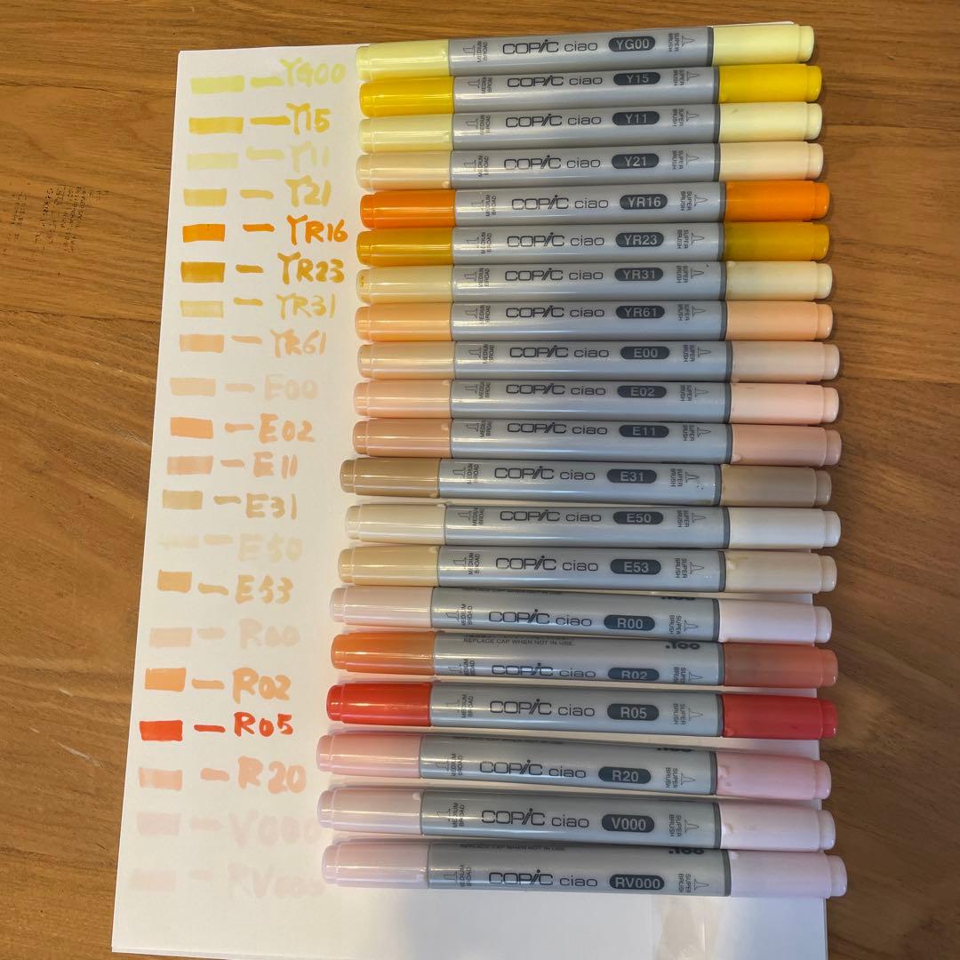 COPIC ciao 36色セット➕14色
