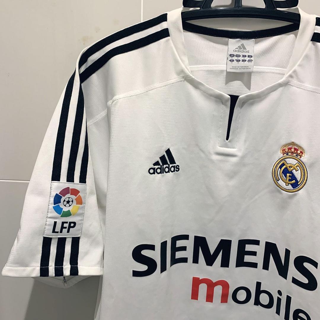 adidas レアル・マドリード 2003-04 サッカージャージ 白 Oサイズ