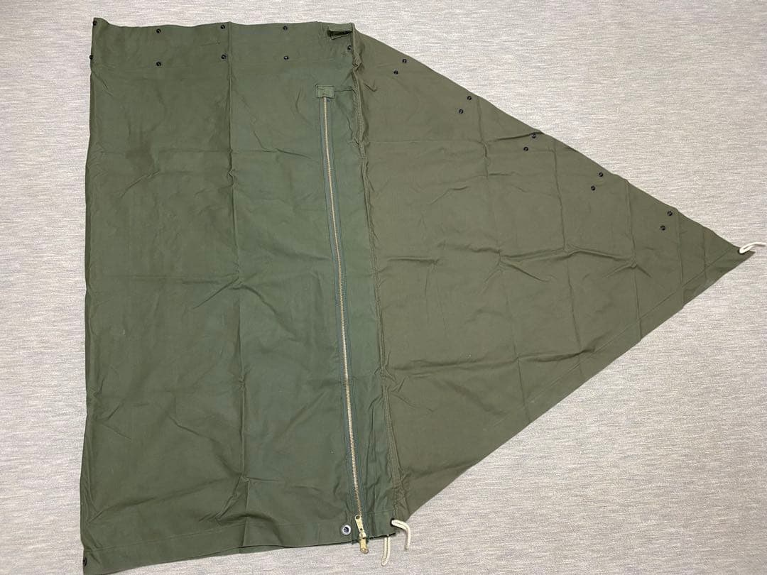 【希少・美品】　USパップテント　シェルターハーフ　03年製　ファスナー加工済み