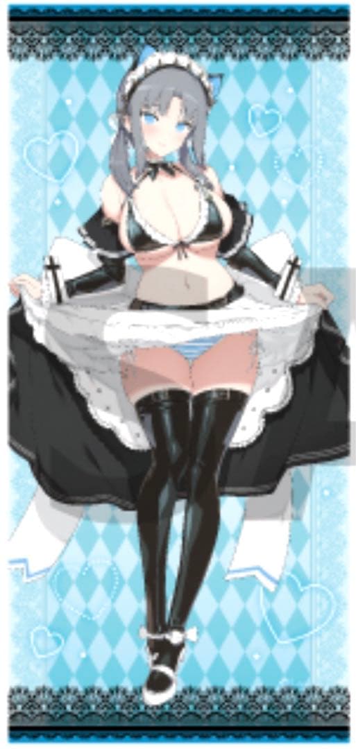 閃乱カグラ ドン・キホーテ 雪泉 等身大タペストリー ボンテージメイドver.