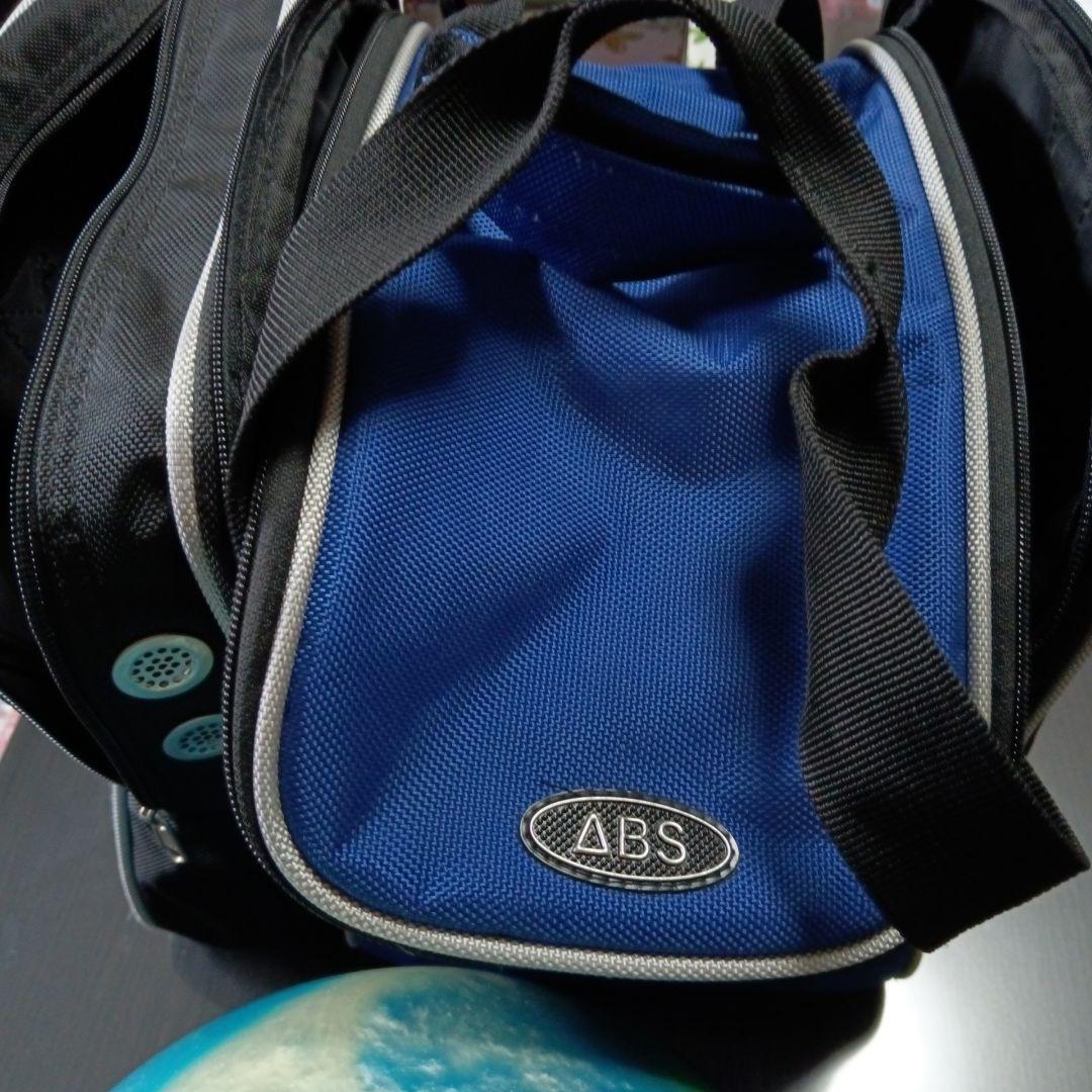 ABS ボウリングボール 青緑 15A10775　と　ABSバック