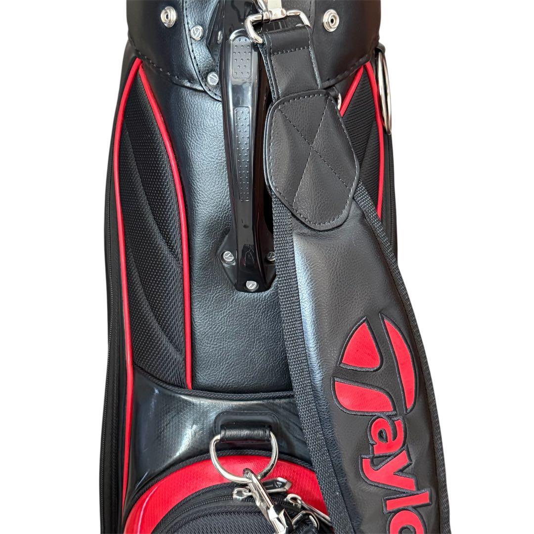 TaylorMade キャディバッグ SY202 ブラック レッドテーラーメイド